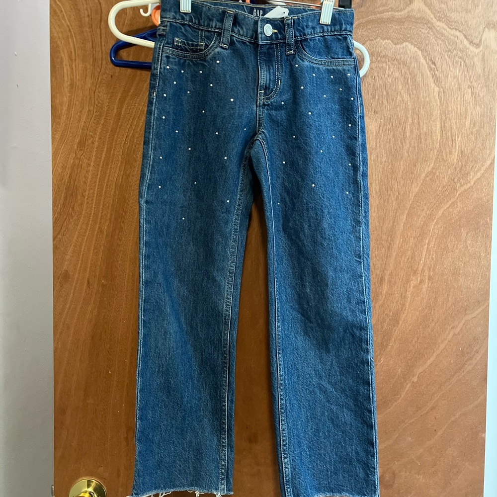 Girl’s size 8 straight leg denim jeans The Gap